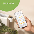tado° Slimme Radiatorknop Starterskit X - Slimme Thermostaatknop - incl. Matter Bridge & 6 Radiatorknoppen - Zwart/Wit