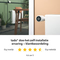 tado° Slimme Radiatorknop Starterskit X - Slimme Thermostaatknop - incl. Matter Bridge & 6 Radiatorknoppen - Zwart/Wit