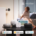 tado° Slimme Radiatorknop Starterskit X - Slimme Thermostaatknop - incl. Matter Bridge & 6 Radiatorknoppen - Zwart/Wit