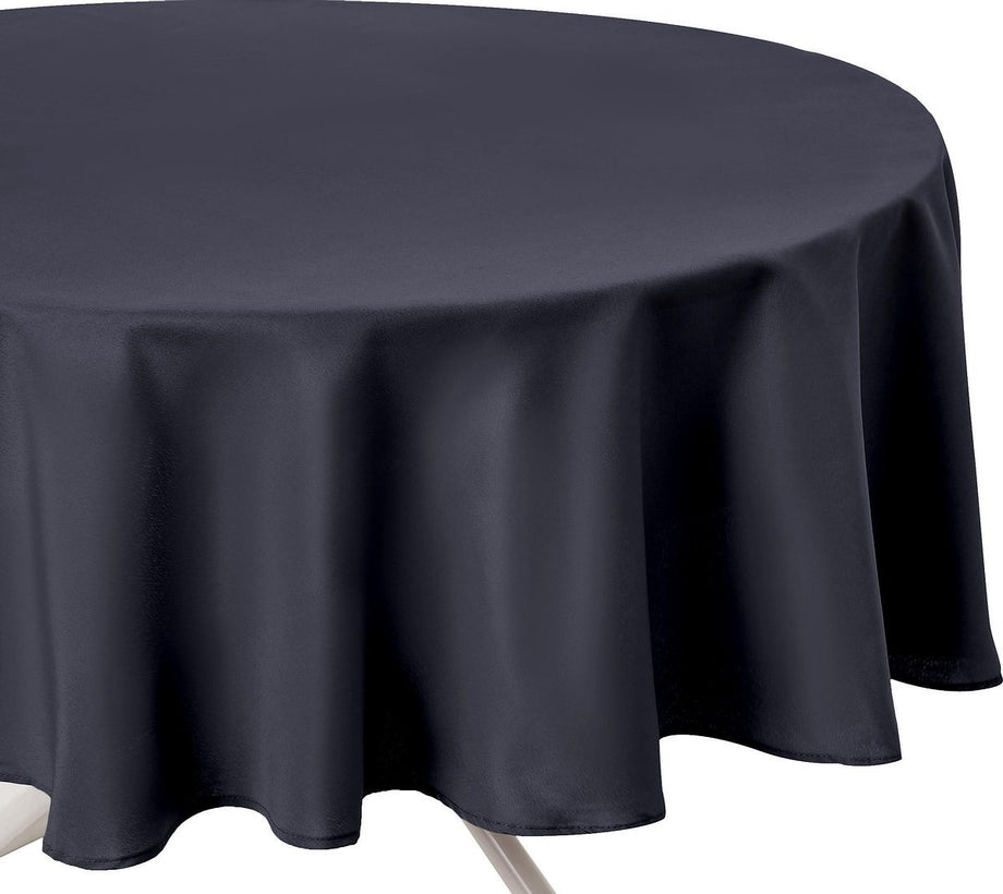 Tafelkleed Antraciet donker anti vlek - Rond - Dia 180 cm - Anti vlekken
