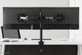 Neomounts NM-D135DBLACK - Monitorarm 2 schermen - 10-27 inch - Verstelbaar - Zwart