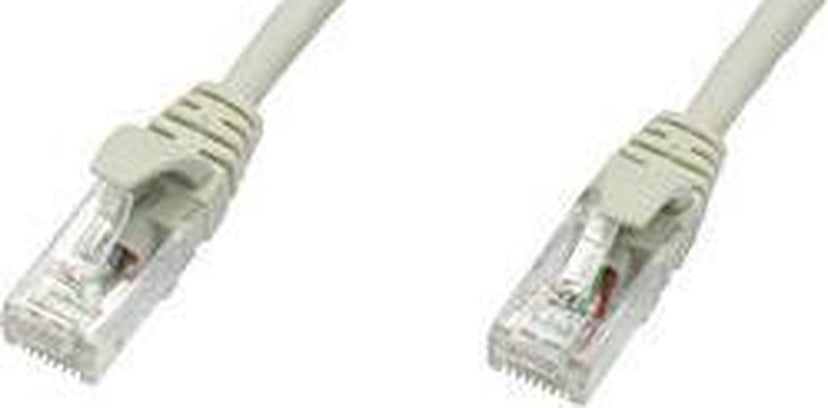 Telegärtner 100008783 RJ45 Netwerkkabel, patchkabel CAT 5e U/UTP 5.00 m Grijs Vlambestendig 1 stuk(s)