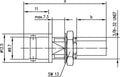 Telegärtner 100023379 100023379 BNC-connector Bus, inbouw 50 Ω 1 stuk(s)