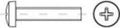 TOOLCRAFT 145893 Lenskopschroeven M2.5 12 mm Kruiskop Phillips DIN 7985 Staal Galvanisch verzinkt 200 stuk(s)
