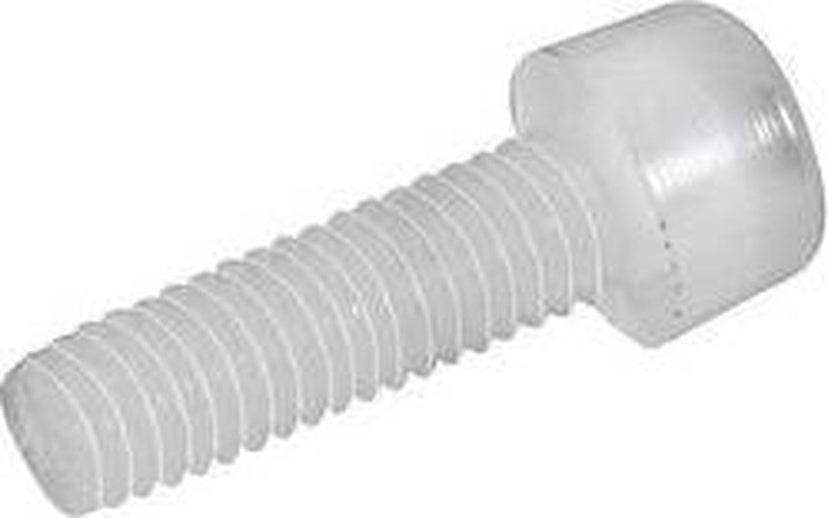 TOOLCRAFT 830290 Cilinderschroeven M3 30 mm Binnenzeskant (inbus) DIN 912 Kunststof, Polyamide 10 stuk(s)