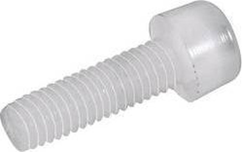 TOOLCRAFT 830290 Cilinderschroeven M3 30 mm Binnenzeskant (inbus) DIN 912 Kunststof, Polyamide 10 stuk(s)