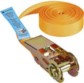 TOOLCRAFT TO-6802776 Spanband (eendelig) Trekkracht (lc) vastbinden (enkel/direct)=350 daN (l x b) 6 m x 25 mm Ratelinr