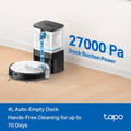 TP-Link Tapo RV20 Mop Plus - Robotstofzuiger met dweilfunctie - MagSlim - Automatische Leegstation - 4L