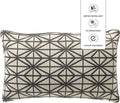 Dutch Decor NISA - Buitenkussen 30x50 cm - waterafstotend en uv-bestendig - Charcoal Gray - antraciet