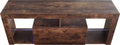 TV kast dressoir Hugo - media meubel game set up - met verlichting - vintage bruin