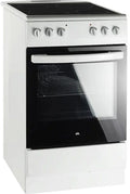 ok OFC 12321-1 A - Fornuis - Elektrisch - Keramisch - 4 kookzones - breedte 49.5 cm - wit