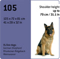 Maelson Soft Kennel - Opvouwbare hondenbench met stalen frame - Beige - X-Large 105 cm