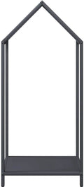 vidaXL - Brandhoutrek - 40x25x90 - cm - koudgewalst - staal - antracietkleurig