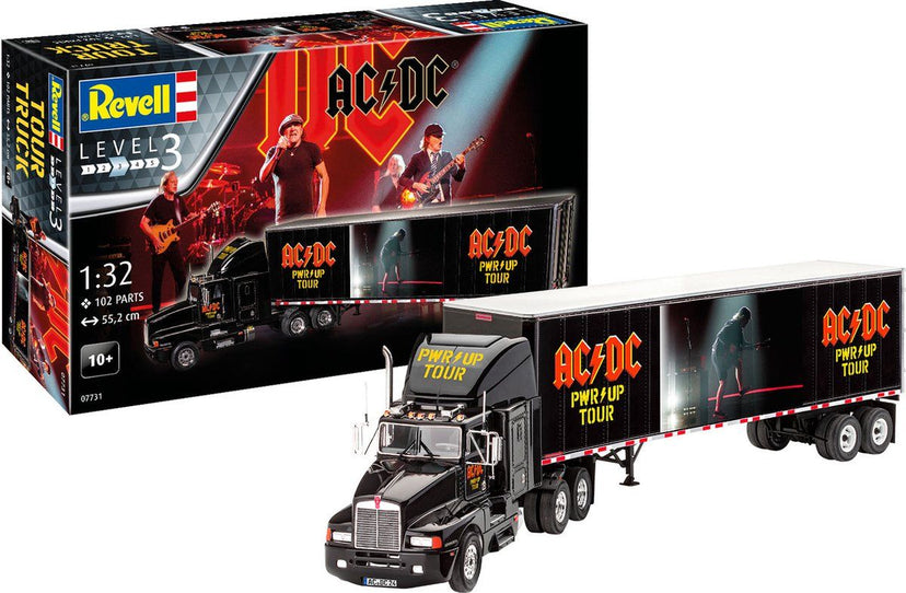 1:32 Revell 07731 AC/DC Tour Truck en Trailer