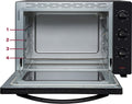 Inventum OV607B - Heteluchtoven - 60 liter - Zwart