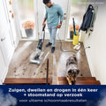 BISSELL CrossWave HydroSteam Pet Select - Stofzuiger en Dweil - Stoomfunctie en Tangle-Free Technologie