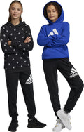 adidas Sportswear Essentials Regular Fit Big Logo Katoenen Broek - Kinderen - Zwart- 128
