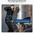 Gologi Homestation - Beveiligingscamera Draadloos - Nachtzicht - 2K Ultra HD - IP66 Waterproof - Wit (2 stuks)