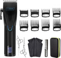 V-Goods Professionele Tondeuse - Haartrimmer - Mannen, Vrouwen en Kappers - 8 Opzetstukken - Met Bewaarkoffer en Mantel