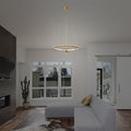 V-TAC VT-10126 Designer plafondlampen - Designer hanglampen - IP20 - Goud borstel - 45 Watt - 5500 Lumen - 4000K