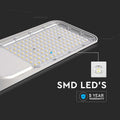 V-TAC VT-169ST-S LED Straatverlichting - Lichtsensor - Samsung - IP65 - Grijs - 150 Watt - 16500 Lumen - 4000K - 5 Jaar