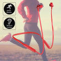V-tac VT-6166 Headset sport bluetooth - in-ear oortjes - rood
