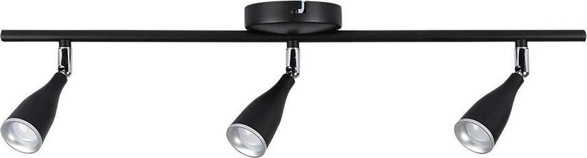 V-tac VT-813 Plafond spot - Zwart - 3x 4.5W - 3000K - verstelbaar