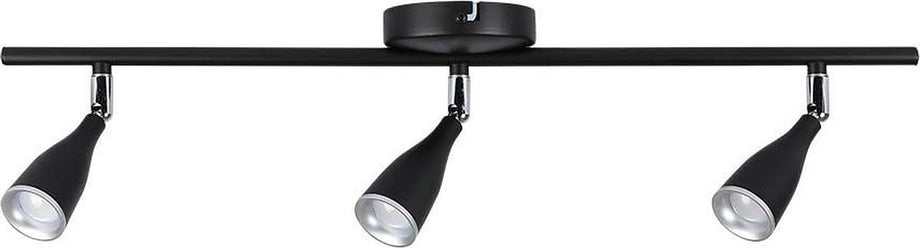 V-tac VT-813 Plafond spot - Zwart - 3x 4.5W - 3000K - verstelbaar