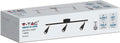 V-tac VT-813 Plafond spot - Zwart - 3x 4.5W - 3000K - verstelbaar