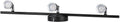 V-tac VT-813 Plafond spot - Zwart - 3x 4.5W - 3000K - verstelbaar