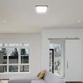 V-TAC VT-8624SQ-S-B LED-plafonniere - Vierkante plafonniere - Samsung - IP44 - Zwart - 24 Watt - 2500 Lumen - 4000K - 5 Jaar