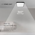 V-TAC VT-8624SQ-S-B LED-plafonniere - Vierkante plafonniere - Samsung - IP44 - Zwart - 24 Watt - 2500 Lumen - 4000K - 5 Jaar