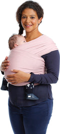 Babylonia Tricot-Slen Organic - Rekbare draagdoek - 100% biologisch katoen - Soft Pink