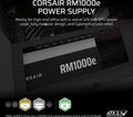 Corsair RM1000e (2025) - Voeding - 1000W Cybenetics Gold - Zwart