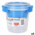 Hermetische Lunchtrommel Tontarelli Fresh System Yoghurt 640 ml ø 12,6 x 11,3 cm (6 Stuks)
