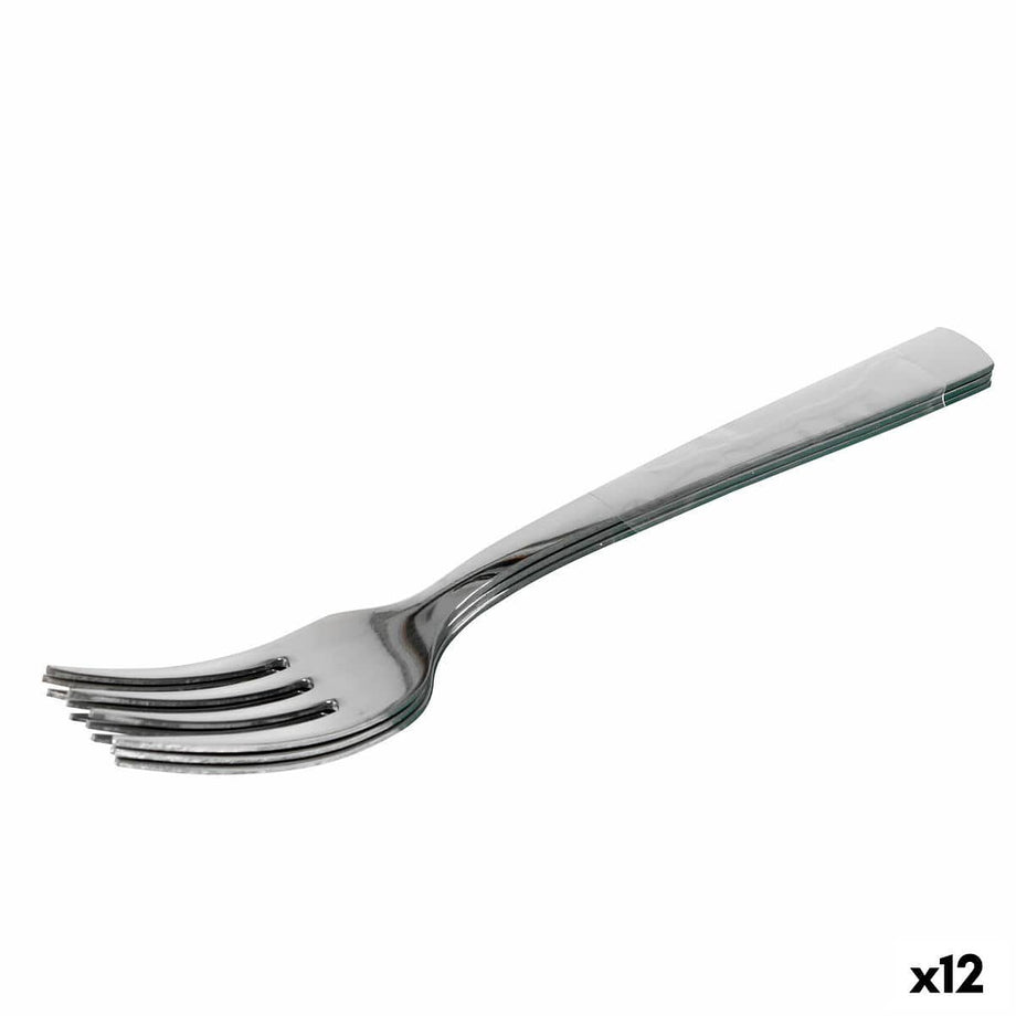 Vorkenset Quttin Madrid Zilverkleurig 18,8 x 2,3 cm 3 Onderdelen (12 Stuks)