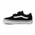 Casual Kindersneakers Vans Ward V Zwart Velcro Schoenmaat 38