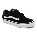 Casual Kindersneakers Vans Ward V Zwart Velcro Schoenmaat 38