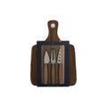 Snijplank Home ESPRIT Roestvrij staal Acacia 30 x 21,5 x 1,5 cm (4 Onderdelen)