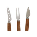 Snijplank Home ESPRIT Roestvrij staal Acacia 30 x 21,5 x 1,5 cm (4 Onderdelen)