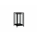 Kaarshouder Alexandra House Living Zwart Kristal Ijzer 23 x 41 x 23 cm