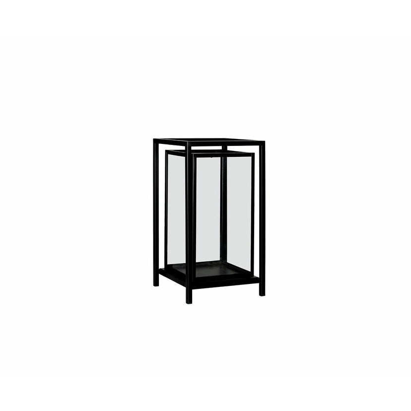 Kaarshouder Alexandra House Living Zwart Kristal Ijzer 23 x 41 x 23 cm