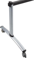 Verrijdbare klaptafel Perudo breed 140CM diep 80CM bladkleur Ahorn framekleur Zwart (RAL9005)