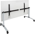 Verrijdbare klaptafel Perudo breed 140CM diep 80CM bladkleur Ahorn framekleur Zwart (RAL9005)
