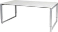 Verstelbaar Bureau - Plus 160x80 Havana Kersen - wit frame