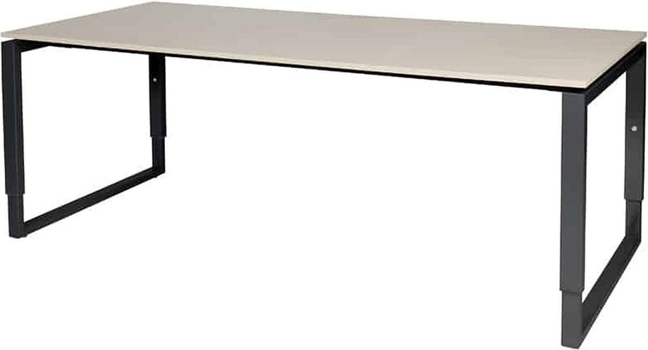 Verstelbaar Bureau - Plus 200x90 robson - zwart frame