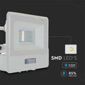 V-TAC VT-118S-1-W LED Schijnwerpers met PIR Sensor - Samsung - IP65 - Wit - 10W - 735 Lumen - 4000K - 5 Jaar - Modelnr: - VT-118S-1-W