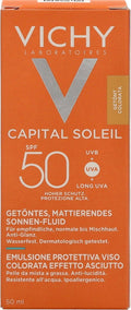 Vichy Capital Soleil SPF50 BB Crème Zonbescherming Gemengde tot Vette Huid - Gelaat 50ml