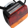 vidaXL - Aanhangerlampen - 2 - st - klassiek - peertje - 12 - V - 10,5x7,5x10 - cm - rood