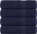 vidaXL - Badhanddoeken - 4 - st - 100x150 - cm - 360 - g/m² - 100% - katoen - marineblauw